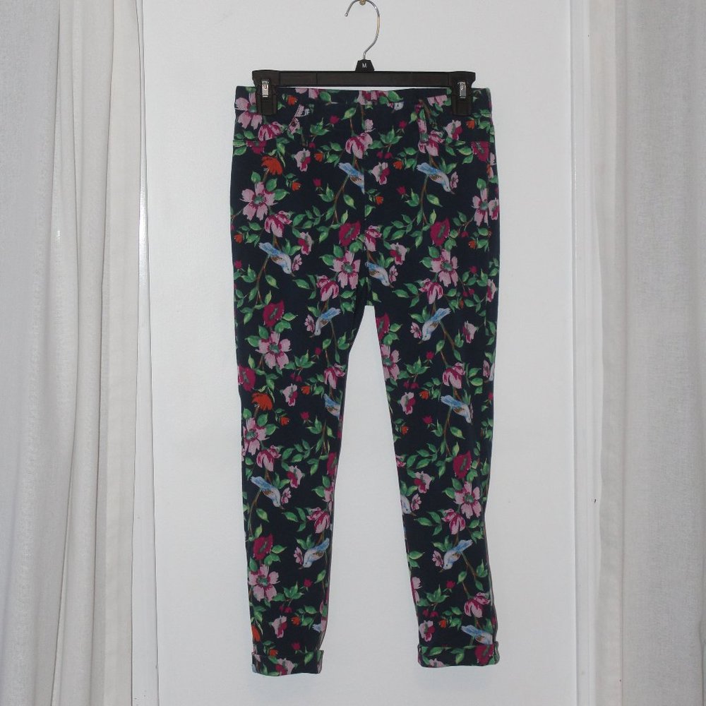 Floral Cropped Pants